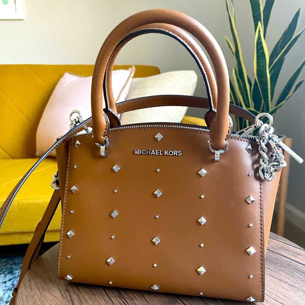 Michael Kors Studded Crossover Purse